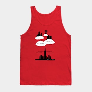 Above the clouds, Below the sea Tank Top